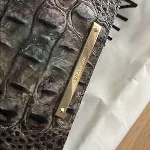 BACKPACK - Brahmin Blue-Green Crocodile-Embossed Women\'s BACKPACK ONLY Brahmin backpack - Gem main image 2